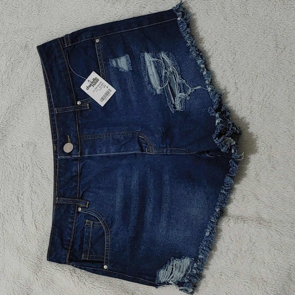 Refuge Jean Shorts Hi-Rise Shorts Size 4 NWT